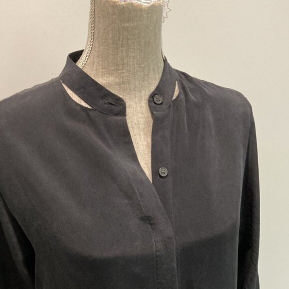 All Saints Rivi Silk Shirt Dress - Picture 10 of 16